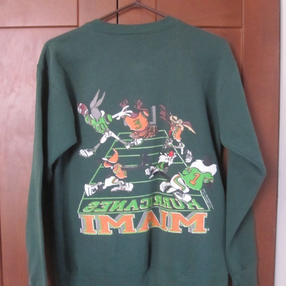 Rare vintage Looney Tunes Toons Miami crew neck 1993. - Picture 3 of 8